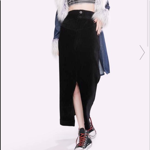 Free People Roxy Rib Pencil Skirt - Picture 2 of 4